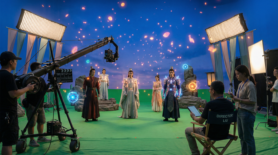 麻豆传媒影视传媒视频制作现场